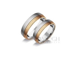 14 karátos karikagyűrű. Az ár párban értendő. Típus: R-111