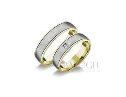 14 karátos karikagyűrű. Az ár párban értendő. Típus: R-212