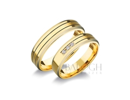 14 karátos karikagyűrű. Az ár párban értendő. Típus: R-247