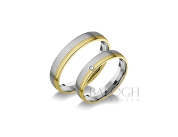 14 karátos karikagyűrű. Az ár párban értendő. Típus: R-271