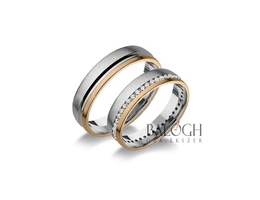 14 karátos karikagyűrű. Az ár párban értendő. Típus: R-358