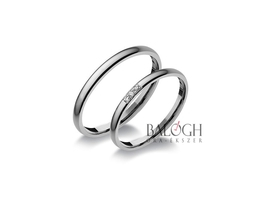 14 karátos karikagyűrű. Az ár párban értendő. Típus: R-450