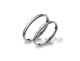 14 karátos karikagyűrű. Az ár párban értendő. Típus: R-452