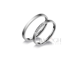 14 karátos karikagyűrű. Az ár párban értendő. Típus: R-453