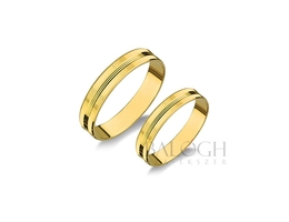 14 karátos karikagyűrű. Az ár párban értendő. Típus: R-7-AC