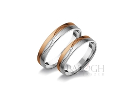 14 karátos karikagyűrű. Az ár párban értendő. Típus: R-712