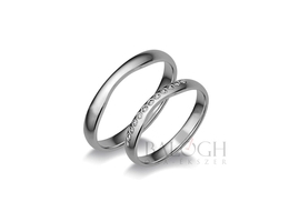 14 karátos karikagyűrű. Az ár párban értendő. Típus: R-731