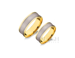 14 karátos karikagyűrű. Az ár párban értendő. Típus: R-8-AC