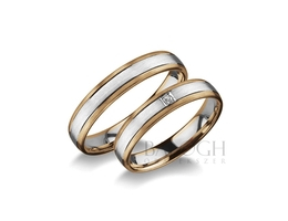 14 karátos karikagyűrű. Az ár párban értendő. Típus: RA-415