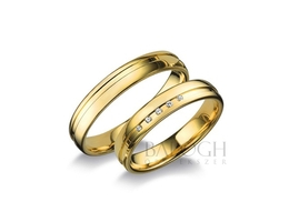 14 karátos karikagyűrű. Az ár párban értendő. Típus: RA-421