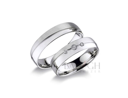 14 karátos karikagyűrű. Az ár párban értendő. Típus: RA-522