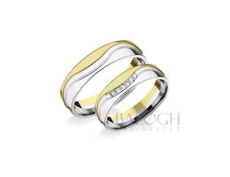 14 karátos karikagyűrű. Az ár párban értendő. Típus: RA-9330