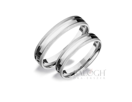 S460-S - Ezüst Silver Slim karikagyűrű