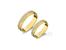 14 karátos karikagyűrű. Az ár párban értendő. Típus: T-11-AC