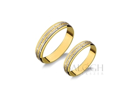 14 karátos karikagyűrű. Az ár párban értendő. Típus: T-13-AC