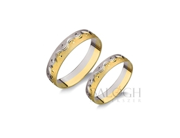 14 karátos karikagyűrű. Az ár párban értendő. Típus: T-2-AC