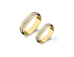 14 karátos karikagyűrű. Az ár párban értendő. Típus: T-5-AC