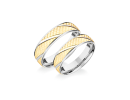 T554-S - Ezüst Silvertone karikagyűrű