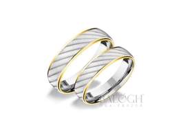 T556-S - Ezüst Silvertone karikagyűrű