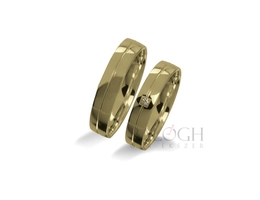 14 karátos karikagyűrű. Az ár párban értendő. Típus: VIO-423