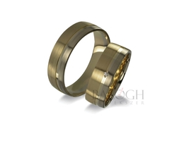 14 karátos karikagyűrű. Az ár párban értendő. Típus: VIO-601