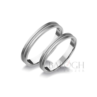 14 karátos karikagyűrű. Az ár párban értendő. Típus: A-1036