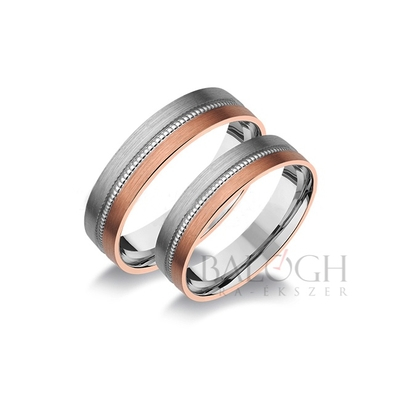 14 karátos karikagyűrű. Az ár párban értendő. Típus: A-1038