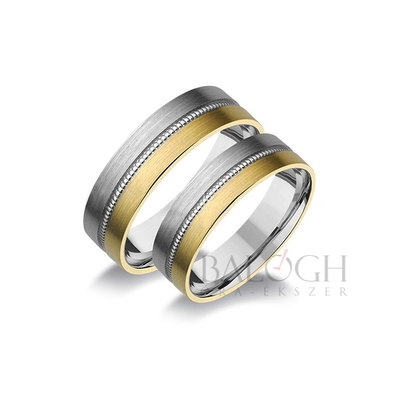 14 karátos karikagyűrű. Az ár párban értendő. Típus: A-1039