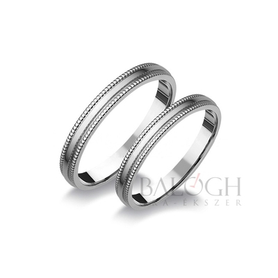 14 karátos karikagyűrű. Az ár párban értendő. Típus: A-1046