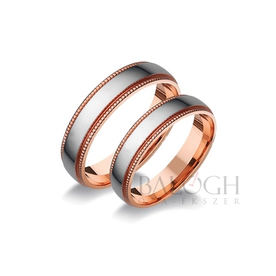 14 karátos karikagyűrű. Az ár párban értendő. Típus: A-1048