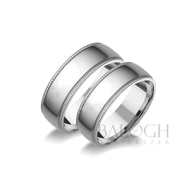 14 karátos karikagyűrű. Az ár párban értendő. Típus: A-1050