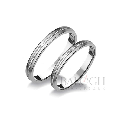 14 karátos karikagyűrű. Az ár párban értendő. Típus: A-1051