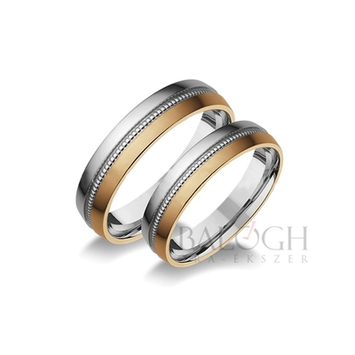 14 karátos karikagyűrű. Az ár párban értendő. Típus: A-1053