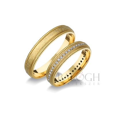 14 karátos karikagyűrű. Az ár párban értendő. Típus: A-1057