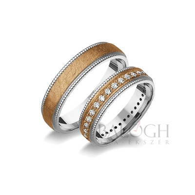 14 karátos karikagyűrű. Az ár párban értendő. Típus: A-1058