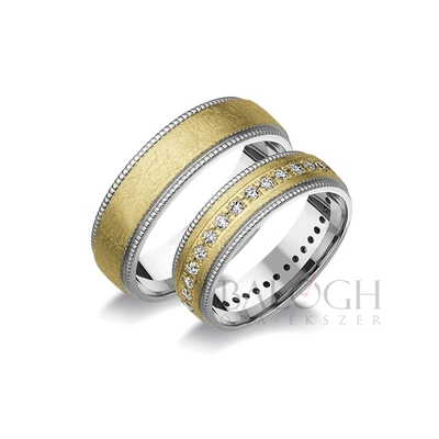14 karátos karikagyűrű. Az ár párban értendő. Típus: A-1059
