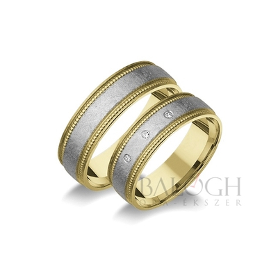 14 karátos karikagyűrű. Az ár párban értendő. Típus: A-1064