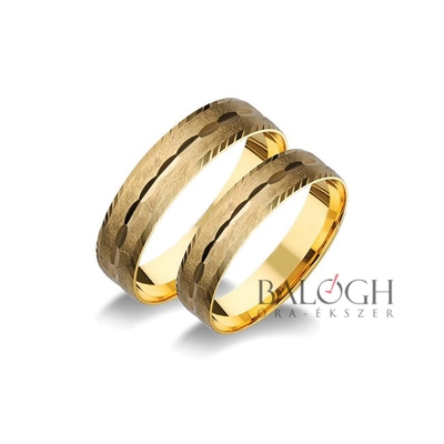 14 karátos karikagyűrű. Az ár párban értendő. Típus: A-1104