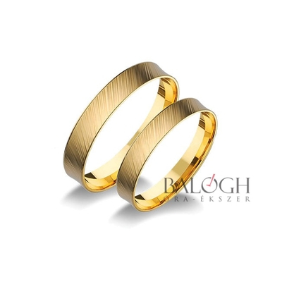 14 karátos karikagyűrű. Az ár párban értendő. Típus: A-1108