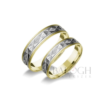 14 karátos karikagyűrű. Az ár párban értendő. Típus: A-1110