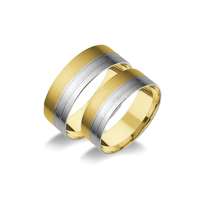 14 karátos karikagyűrű. Az ár párban értendő. Típus: A-1134