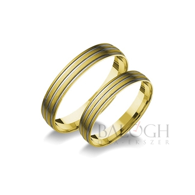 14 karátos karikagyűrű. Az ár párban értendő. Típus: A-1145