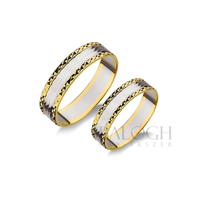 14 karátos karikagyűrű. Az ár párban értendő. Típus: A-189-AC