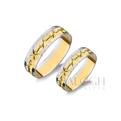 14 karátos karikagyűrű. Az ár párban értendő. Típus: A-190-AC