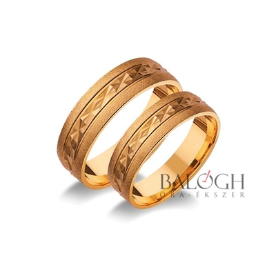 14 karátos karikagyűrű. Az ár párban értendő. Típus: A-264