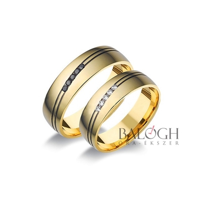 14 karátos karikagyűrű. Az ár párban értendő. Típus: A-655
