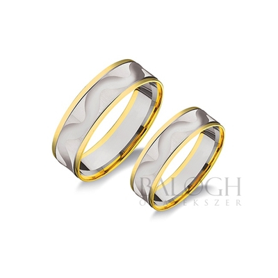 14 karátos karikagyűrű. Az ár párban értendő. Típus: A-664-AC