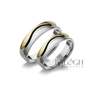 14 karátos karikagyűrű. Az ár párban értendő. Típus: A-933