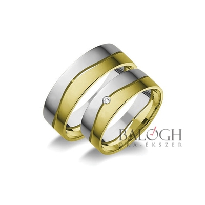 14 karátos karikagyűrű. Az ár párban értendő. Típus: A-951