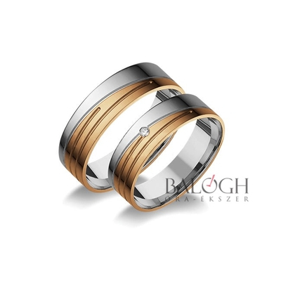 14 karátos karikagyűrű. Az ár párban értendő. Típus: B-18